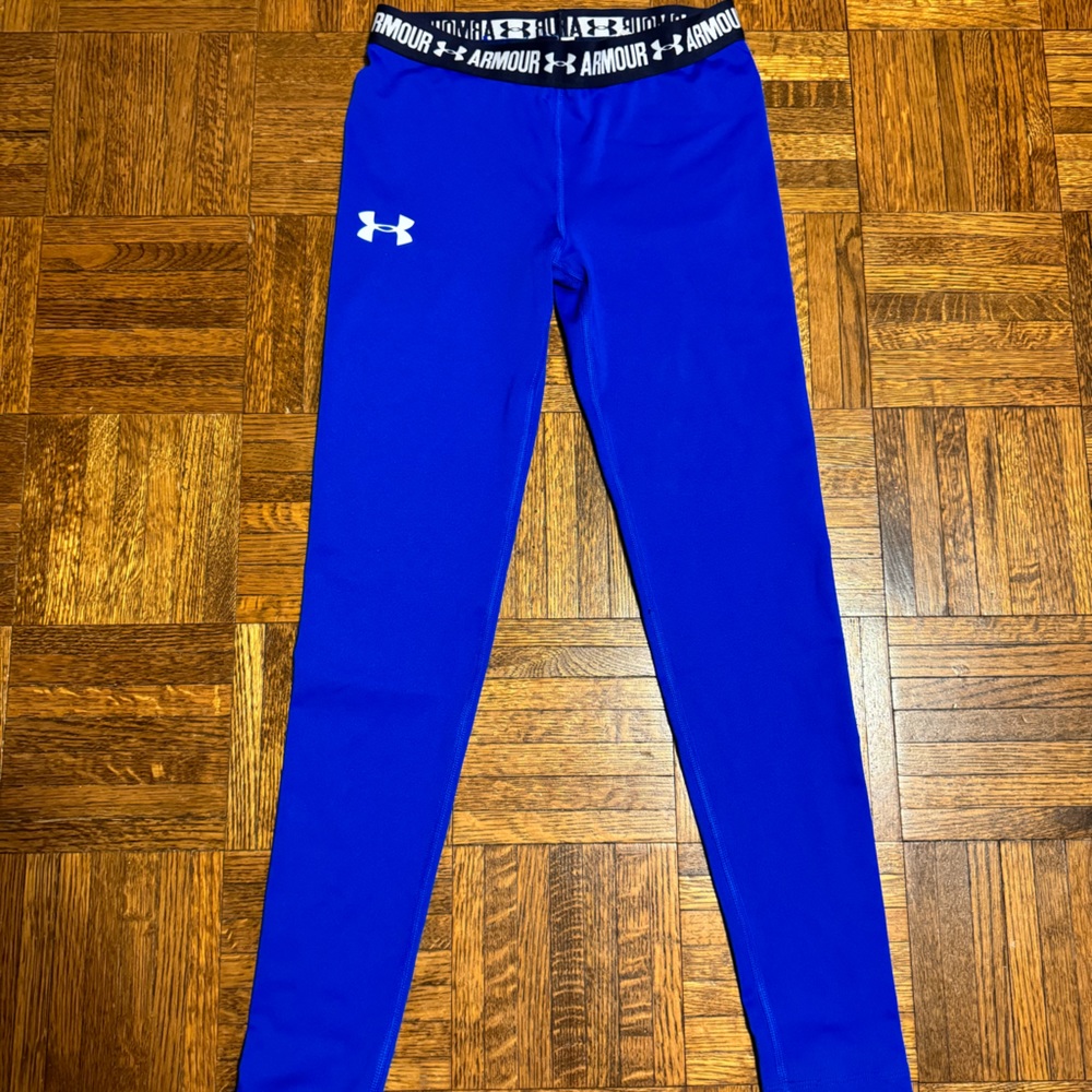 Boys UnderArmour athletic compression pants